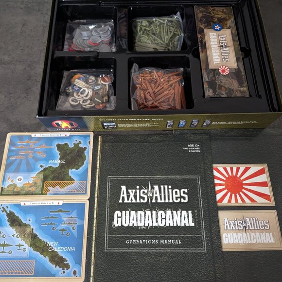 Rare Axis & Allies Guadalcanal strategy board game 2007 - Picture 5 of 11